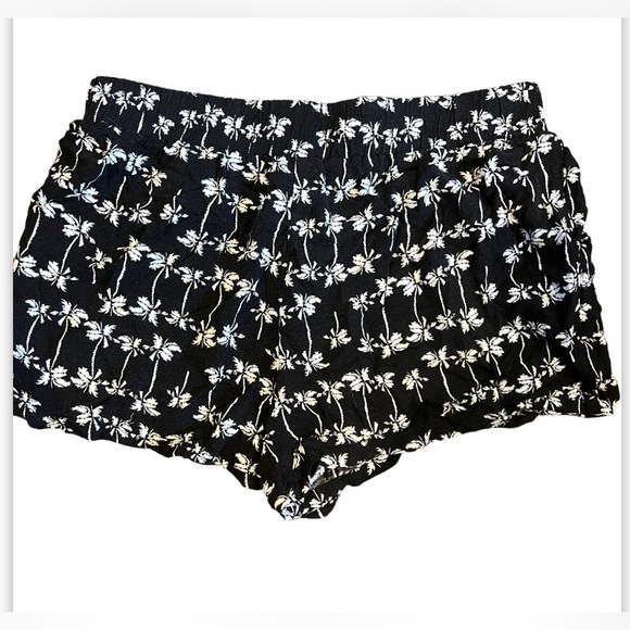 Joe B by Joe Benbasset Black White Palm Tree Rayon Shorts‎ Size Large - Picture 2 of 4